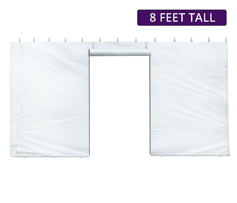 8' x 15' Blockout Sidewall with Zipper Door