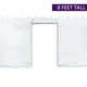 8' x 15' Blockout Sidewall with Zipper Door