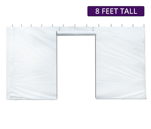 8' x 15' Party & Canopy Tent Standard Sidewall with Zipper Door
