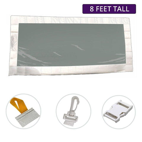 8' x 20' Party & Canopy Tent Standard Clear Sidewall
