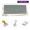 Image of 8' x 20' Party & Canopy Tent Standard Clear Sidewall