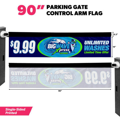 Custom Gate Arm Flags
