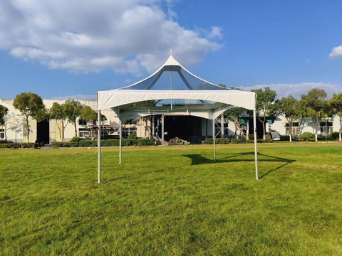 15' x 15' Premium High Peak Frame Tent - Clear