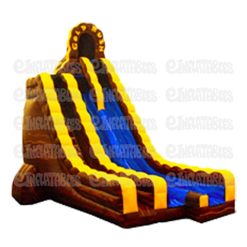 27'H Gold Rush Twist (Slide Only) by eInflatables