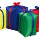 8 1/2' Air Blown Inflatable Row of Six Christmas Presents