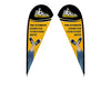 Image of Custom Teardrop Banner Flag