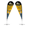 Image of Custom Teardrop Banner Flag