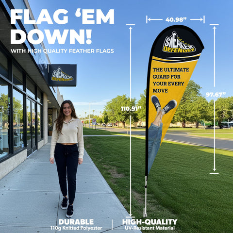 Custom Teardrop Banner Flag