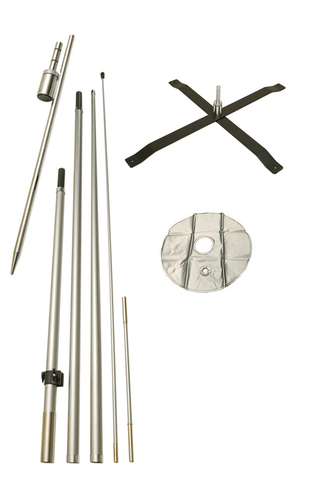 9ft Teardrop Flag Hardware