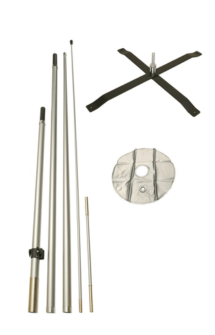 9ft Teardrop Flag Hardware