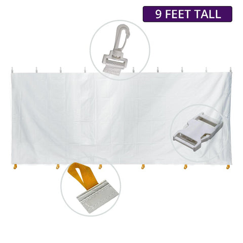 9' x 30' Party & Canopy Tent Standard Sidewalls