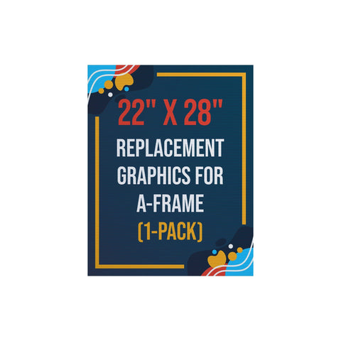 A-Frame Sign - Replacement Graphics