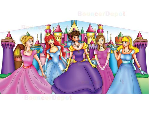 Princess Bounce House Banner 2 by Bouncer Depot