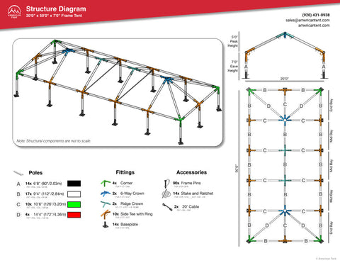20x50 Frame Tent