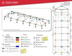 30x90 Frame Tent by American Tent