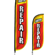 Auto Repair Feather Flag
