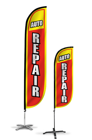 Auto Repair Feather Flag