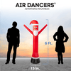 Image of 6ft Air Dancers® "Santa Disguise" Lawn Inflatable