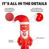 Image of Air Dancers® Inflatable Tube Man "Santa Disguise" Costume