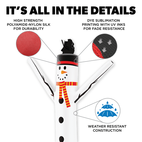 Snowman Air Dancers® Inflatable Tube Man