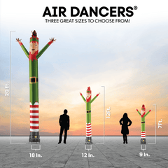 6 Foot Elf Air Dancers Inflatable Tube Man with Blower by Look Our Way