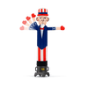 Image of 6ft Uncle Sam Air Wavers®