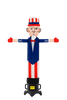 Image of 6ft Uncle Sam Air Wavers®