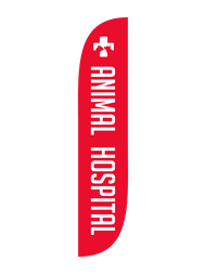 Animal Hospital Feather Flag