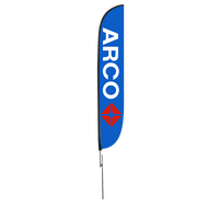 Arco Gasoline Feather Flag