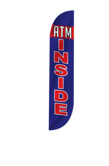 ATM Inside Feather Flag