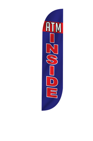 ATM Inside Feather Flag