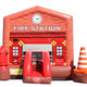 14'H Fire Station Bouncer by MoonWalk USA