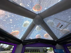 20'H Inflatable Double Lane Splash Water Slide by Ultimate Jumpers