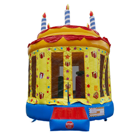 15'H Birthday Cake Bouncer by MoonWalk USA