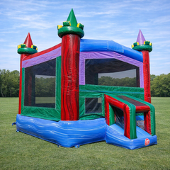 14'H Ruby Castle Bounce House by MoonWalk USA
