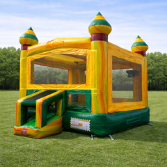 14'H Fiesta Castle Bounce House by MoonWalk USA