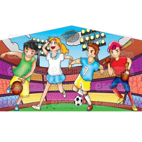 Sports Bounce House Banner 1 by eInflatables