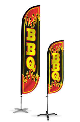 BBQ Feather Flag