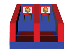 2 Lane Basketball Challenge by Jingo Jump