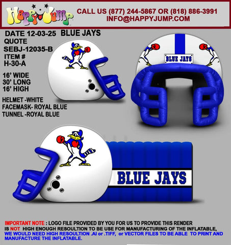 Inflatable Sports Tunnel | Inflatable Team Run-Through - AD9502