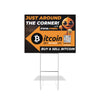 Image of BTM Machine Double Sided Yard Sign w/ H-Stake - 10 pack