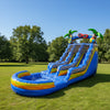Image of Beach Breaker 18' Double Lane | Commercial Inflatable Water slide WS4215