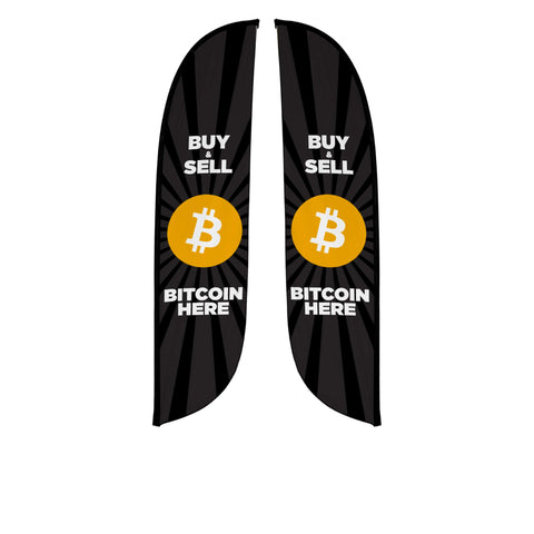 BTM Machine 11ft Feather Flag
