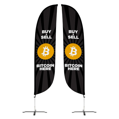 BTM Machine 11ft Feather Flag