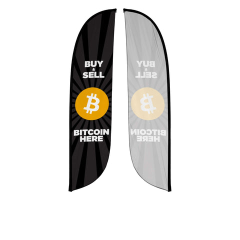 BTM Machine 11ft Feather Flag