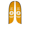 Image of BTM Machine 11ft Feather Flag