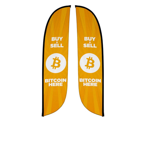 BTM Machine 11ft Feather Flag