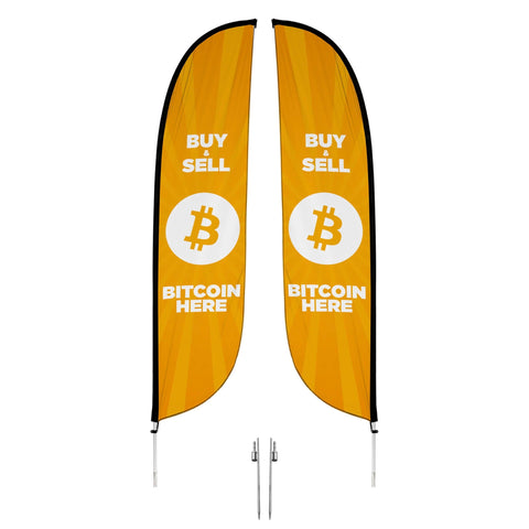 BTM Machine 11ft Feather Flag