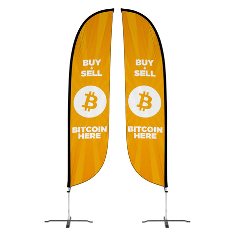 BTM Machine 11ft Feather Flag