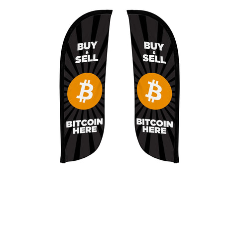 BTM Machine 5ft Feather Flag